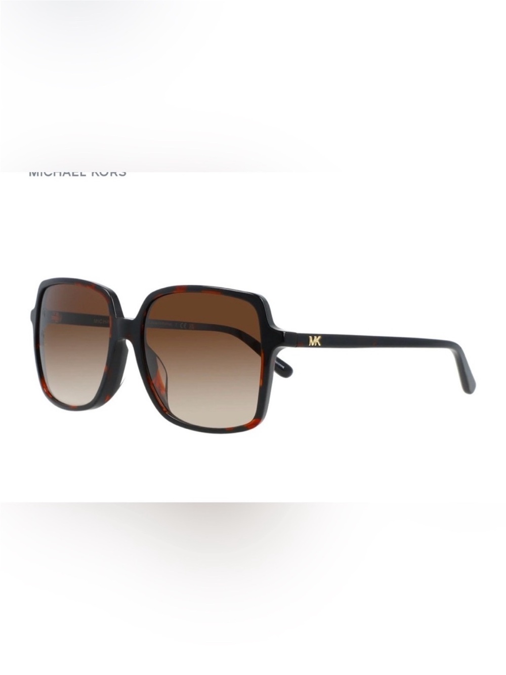 Michael Kors Tortoise Brown Gradient Square Sunglasses